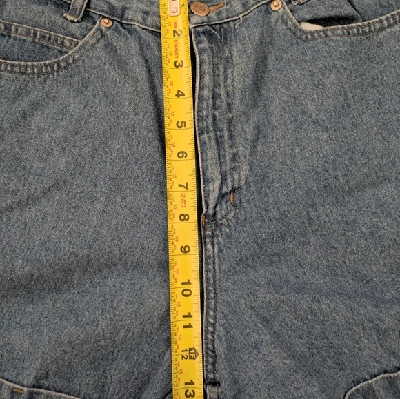 Vintage 80s 90s Blue Jean Shorts Women's Size 10 Waist Size 29 Mom Jean Denim - Picture 4 of 5
